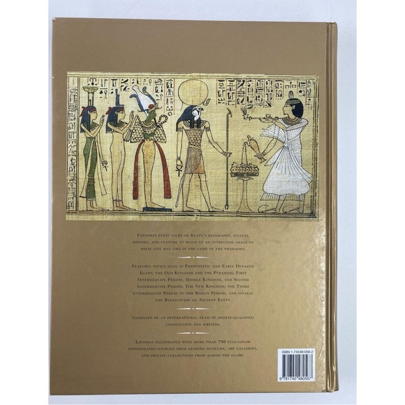 Egypt: Land and Lives of the Pharaohs Revealed Hardcover Book by Cheryl Perry - Picture 9 of 9